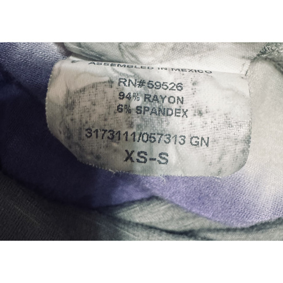 Lucky Brand Skirt XS/S Purple Gray Tie Dye Maxi Foldover Waist Stretch Swim - Picture 5 of 5